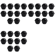 30 Pcs Arcade Buttons 30Mm Responsive Arcade Buttons for Gaming Enthusiasts Black