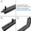 48pcs 2020 Series L-Shape Interior Inside Corner Connector Joint Bracket with Screws Black 3