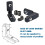 48pcs 2020 Series L-Shape Interior Inside Corner Connector Joint Bracket with Screws Black 4