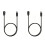 2X for  Glasses Charging Data Cable, Fast Charging Full-Function Sync TPE Durable Anti-Bending Braided Cord 1