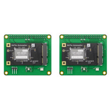 2X Heltec HT-HC01P V2 Wi-Fi HaLow Module PCIe Interface 16dBm 863-870MHz and for Raspberry Pi HAT Baseplate for IoT