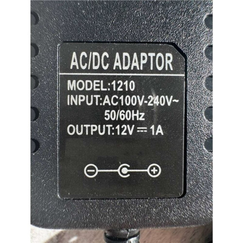 6X Universal 12V 1A Power Adapter - Compact, Durable, LED Indicator, Ideal for Digital Devices EU Plug