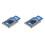 2X Waveshare RP2350-One Onboard PCB Type-A Plug 4MB Flash MCU Board for Raspberry Pi RP2350A Dual-Core Dual-Architecture 1
