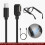 2X for  Glasses Charging Data Cable, Fast Charging Full-Function Sync TPE Durable Anti-Bending Braided Cord 6