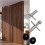 2X 360 Degrees Conceal Pivot Hinge Set for Wood Slats Screen Partition Divider 1