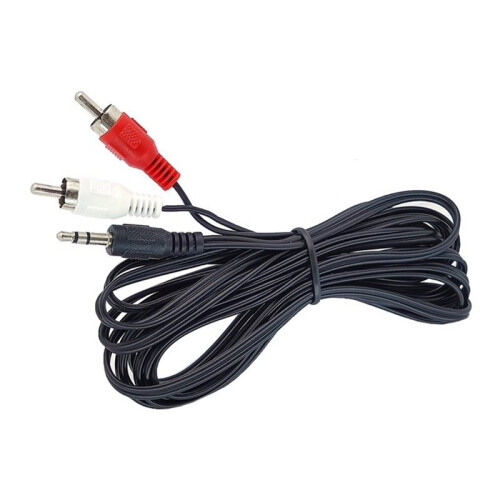 2pcs 3.5mm to RCA Audio Cable 1.5m 3.5mm to Dual RCA Audio Cable Computer Cable Headphone Cable 1