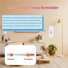 2X WiFi Temperature Humidity Sensor Hygrometer with APP Remote Monitor, High Accurate Indoor Thermometer, No Hub