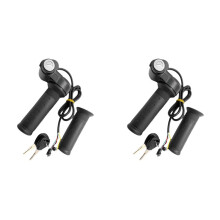 4X Poignée D'Accélérateur Universelle pour Vélo Électrique, Pièces de Rechange pour Guidon de Vélo Électrique.