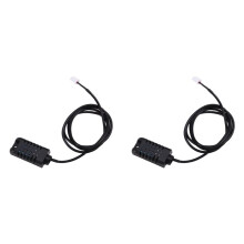 2X Digital Temperature and Humidity Sensor Module Temperature and Humidity Probe Sensor with Wire and Case