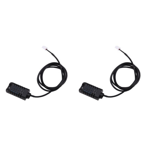 2X Digital Temperature and Humidity Sensor Module Temperature and Humidity Probe Sensor with Wire and Case