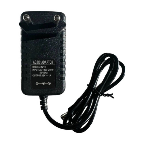 6X Universal 12V 1A Power Adapter - Compact, Durable, LED Indicator, Ideal for Digital Devices EU Plug 1