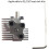 2X Radiator for  Kobra S1/S1 Combo, 3D Printer Extruder Replacement Parts 6