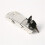 3X Motorcycle Trunk Lock Hinge with Detachable Stainless Steel Buckle 3