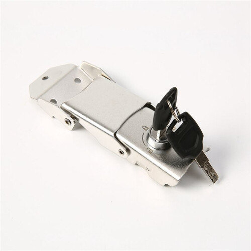 3X Motorcycle Trunk Lock Hinge with Detachable Stainless Steel Buckle 2