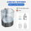 2X Automatic Soap Dispenser Touchless,600ml/20oz Commercial Hand Soap Dispenser,Wall Mount Dispenser 7