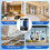2X Automatic Soap Dispenser Touchless,600ml/20oz Commercial Hand Soap Dispenser,Wall Mount Dispenser 8
