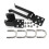 2X Chain Link Double Gate  for 1-3/8inch Gate Frames,Farm Gate  Strong Arm Double Gate  for Swing Gates 2