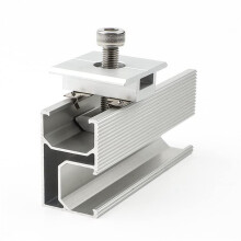 Solarmodul-Halterungs-Mittelklemmen-Kit, 12-Teilige Photovoltaik-Solarmodul-Mittelklemmen Aus Aluminiumlegierung, 35 mm