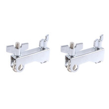 2X Drum Clip Clamp Jazz Drum Cowbell Holder Fixed Knob Percussion Instrument Drum Mounted Knob Clip B