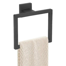 2X Towel - Thicken Stainless Steel Towel Holder, Towel Racks for Bathroom, Square Modern Design Hand Towel Holder B