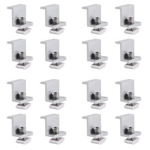 16 Pieces Solar Module Holder End Clamp Kit, Solar Panel Clamp Brackets,Solar End Clamp Adjustable Solar Panel,30mm