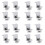 16 Pieces Solar Module Holder End Clamp Kit, Solar Panel  Clamp Brackets,Solar End Clamp Adjustable Solar Panel,30mm 1
