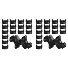 30 Pieces Magnetic Cable Clips Zip Tie Mount Base Magnetic Wire Holder Multipurpose Cable Ties Management Base