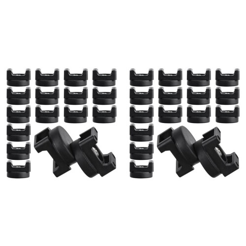 30 Pieces Magnetic Cable Clips Zip Tie Mount Base Magnetic Wire Holder Multipurpose Cable Ties Management Base