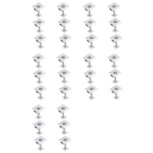 Solar Panel Bracket Centre Clamp Kit, 30 Pieces Aluminium Alloy Photovoltaic Solar Panel Centre Clamps 30mm