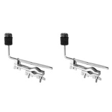 2X Braçadeira de Montagem para Bateria, Braço de Prato de 23 cm (9,1 Polegadas) com Suporte de Fixação, Clipe de Extensão para Bateria