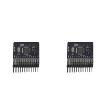 2X CRSF ELRS 12 Channel PWM Adapter Board with 12 PWM Outputs BEC 5V Power Supply Built-in for RC Models Drone Car Boat