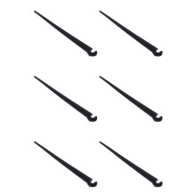 300Pcs C-Shaped Garden 4 / 7mm Drip Irrigation Pipe Bracket Bracket Fixed Rod Drip Irrigation Irrigation Fittings