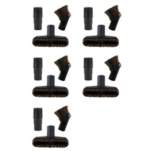 5X Assorted Vacuum Cleaner Brush Nozzle Horsehair Replacement Parts with 32/35Mm Adapater