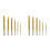12PCS Titanium Coated Drill Bit Spiral Jagged Saw Drill Bit Composite Drill Bit Twist Drill Bit 1