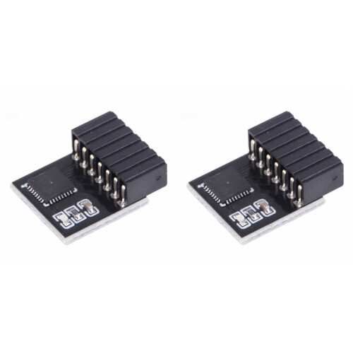 2X 14pin TPM 2.0 Module TPM SPI Module 14Pin SPI TPM 2.0 Encryption Security Module Remote Card for  Motherboard