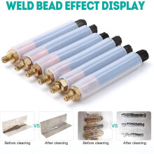 18PCS Weld Bead Cleaning Brush, Copper Weld Brush for Welding Bead Seam Polishing Machine M6 Type