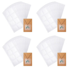 960 Pcs Necklace Chain Adhesive Pouches Jewelry Display Cards Pockets Necklace Earring Card Holders Packaging Pouches