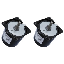 2X 60KTYZ Permanent Magnet Motor AC 220V 14W Synchronous Claw Pole Gear Motor 110RPM Reversible for Automation Equipment