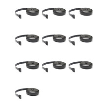 10X Tape Measure for Body Measuring Tape for Body Cloth Measuring Tape (Retractable Dual Sided Black)