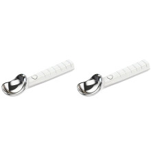 2X A83G-Cucharón de Helado Calentado, Cucharón de Helado Eléctrico Recargable, Calienta Hasta 158F para Helado Duro