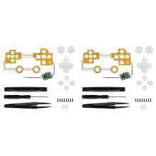 2X 6 Colors DIY Light Board for PS5 Game Console Luminated D-Pad Thumbsticks Face Buttons (DTF) LED Kit for Playstation5