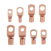 420pcs Wire Lug Connector SC6-25 Copper Connectors Bare Cable Electric Crimp Terminal Connector Kit