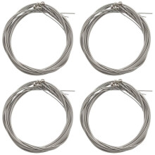 16 Pieces Bass Strings Bass Guitar Accessories Guitar Strings Silver Plated Guitar Music Accessories