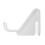 2X Hook Bracket with Leveling Device for  Xss Gamepad Universal Wall Mount Bracket for /PS5 Gamepad White 1