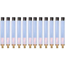 12PCS Weld Bead Cleaning Brush, Copper Weld Brush for Welding Bead Seam Polishing Machine M6 Type