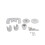 2X Mercury Outboard Machine Anode CMBRAVO23KIT for Mercury Bravo 2&3  1989-2003 Kit 5