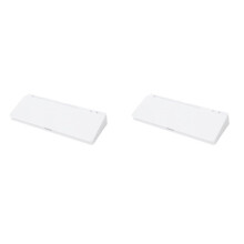 2X Whiteboard Weekly White Board Calendar Desk Organizers with Computer Keyboard Stand with Drawer, for Office, Home