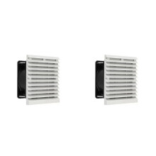2 Set 116mm Cabinet Ventilation Filter Fan Kit 802, IP54 Waterproof Cooling, for Electrical Enclosure 24V