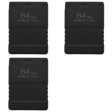3X New 64MB Memory Save Card for 2 PS2 Console Game
