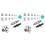 240Pcs Button Covers, Cover Button Kit with 6 Sizes, DIY Fabric Covered Buttons with 4 Installation Tools for DIY Lovers 1
